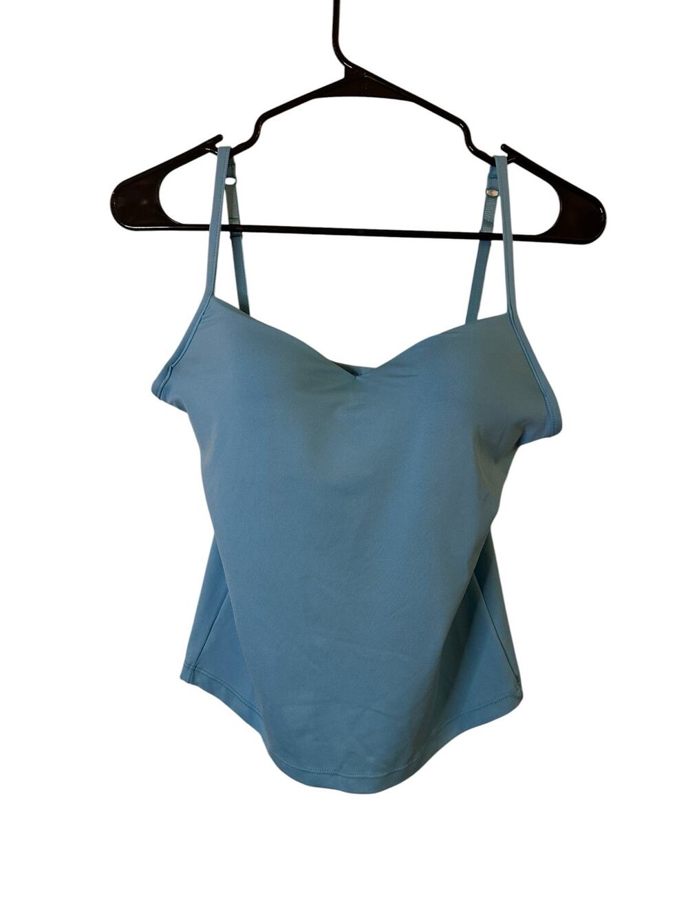 Fashion Bug Blue Sleeveless Padded Cup Tank Top Women Sz S
